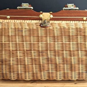 Vintage Rattan Purse